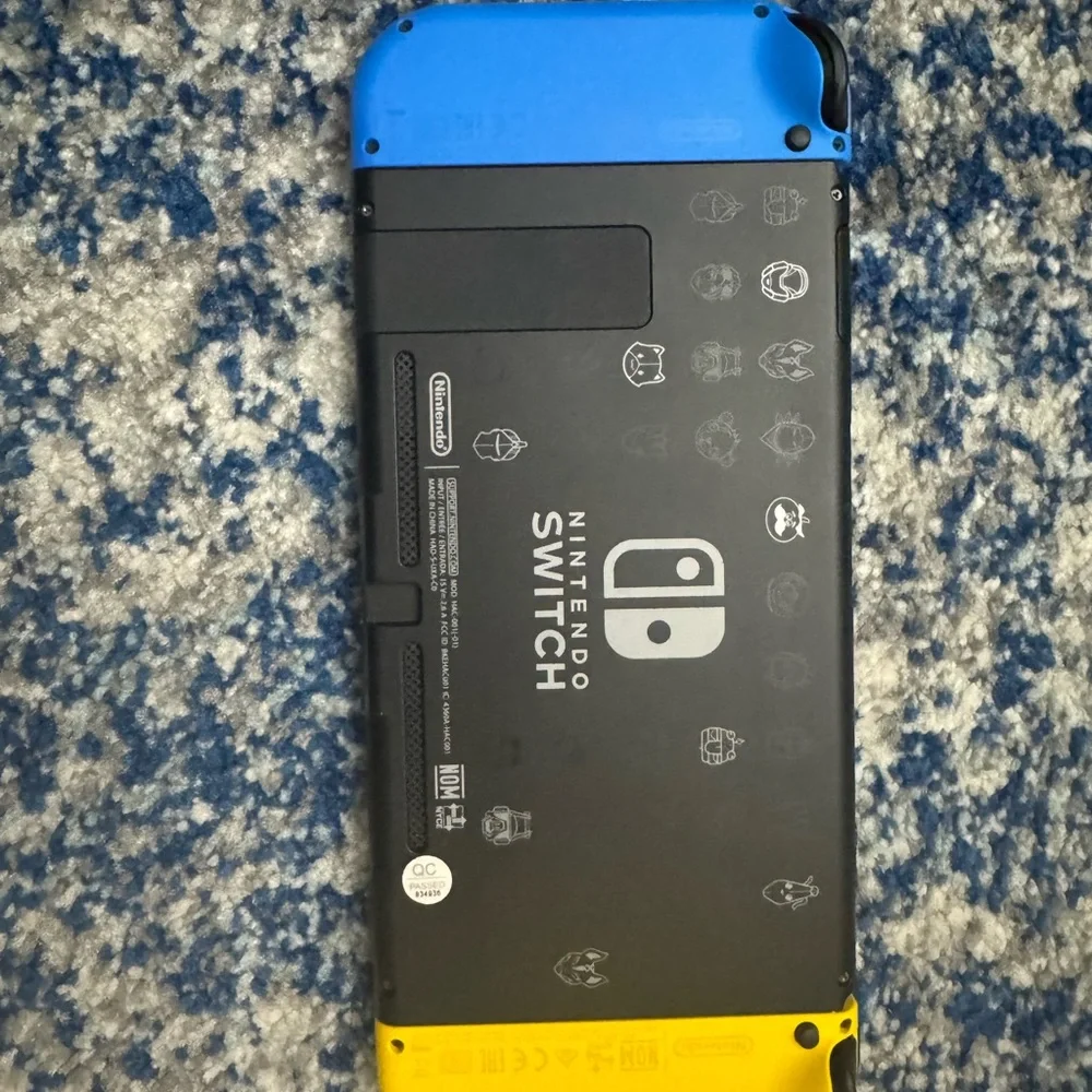 Fortnite Exclusive Nintendo Switch Handheld Console - Yellow and Blue